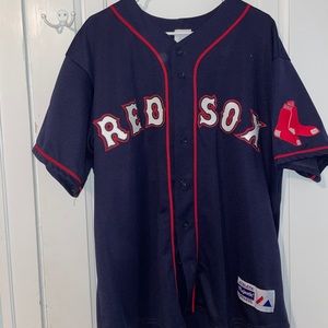 vintage garciaparra red sox jersey